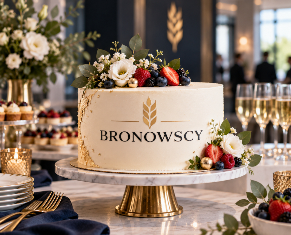 Tort firmowy z logo – jak przygotować słodką oprawę wydarzenia? Tort firmowy z logo – jak przygotować słodką oprawę wydarzenia?